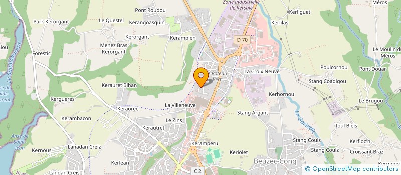 localisation de l'entreprise FEMMES AVANT TOUTES  CONCARNEAU