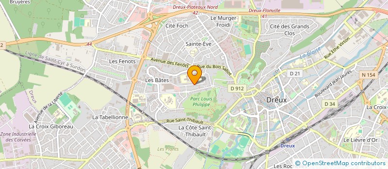 localisation de l'entreprise FEMMES D ICI ET D AILLEURS à DREUX