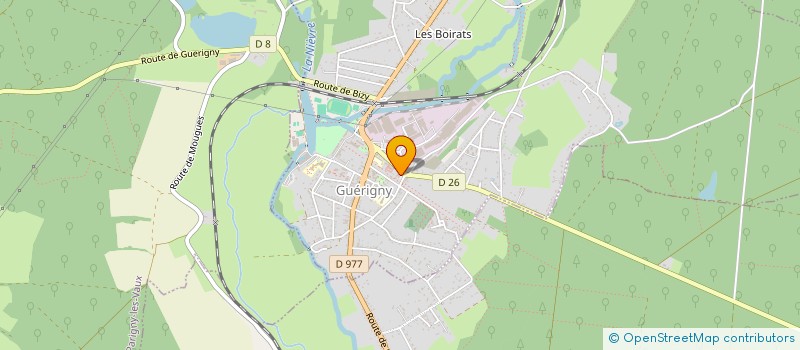 localisation de l'entreprise FEMMES D ICI ET D AILLEURS  GUERIGNY