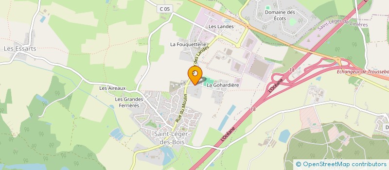 localisation de l'entreprise FEMMES DE CHOC  SAINT-LEGER-DE-LINIERES