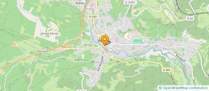 localisation de l'entreprise FEMMES DE LA FONTAINE à ARBOIS