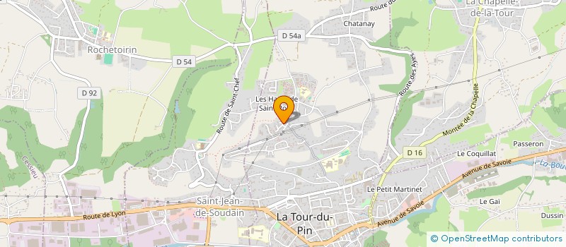 localisation de l'entreprise FEMMES DEBOUT à LA TOUR-DU-PIN
