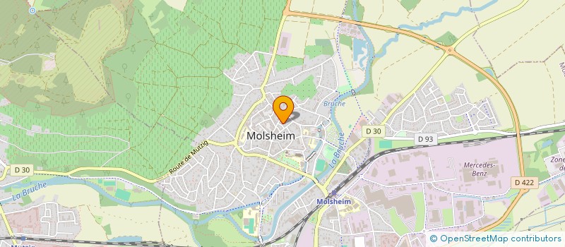 localisation de l'entreprise FEMMES DES RUES  MOLSHEIM