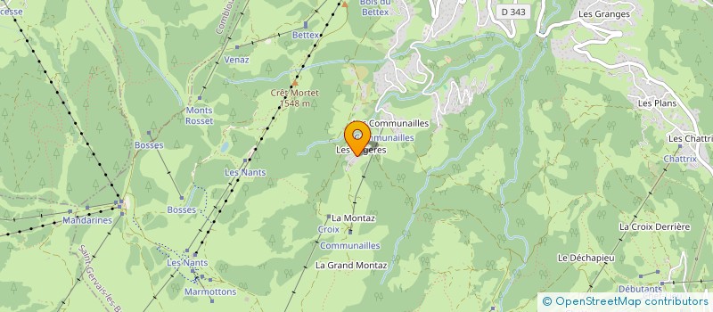 localisation de l'entreprise FEMMES DIRIGEANTES DE SPORT  SAINT-GERVAIS-LES-BAINS