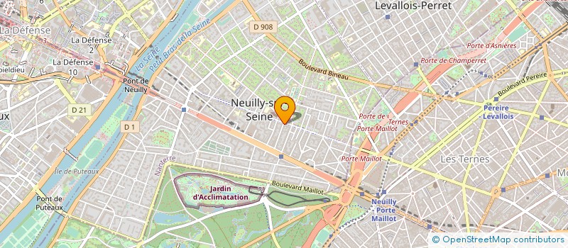 localisation de l'entreprise FEMMES EN FORME à NEUILLY-SUR-SEINE