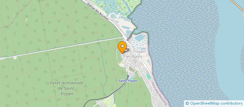 localisation de l'entreprise FEMMES EN LIVRES FESTIVAL MARCELLE TINAYRE  SAINT-TROJAN-LES-BAINS
