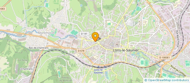 localisation de l'entreprise FEMMES EN LUMIERE  LONS-LE-SAUNIER