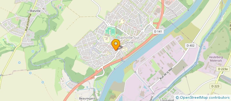 localisation de l'entreprise FEMMES EN NOIR DE CAEN  BLAINVILLE-SUR-ORNE