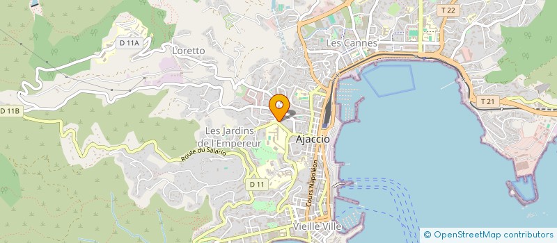 localisation de l'entreprise FEMMES ET INSERTION PROFESSIONNELLE à AJACCIO