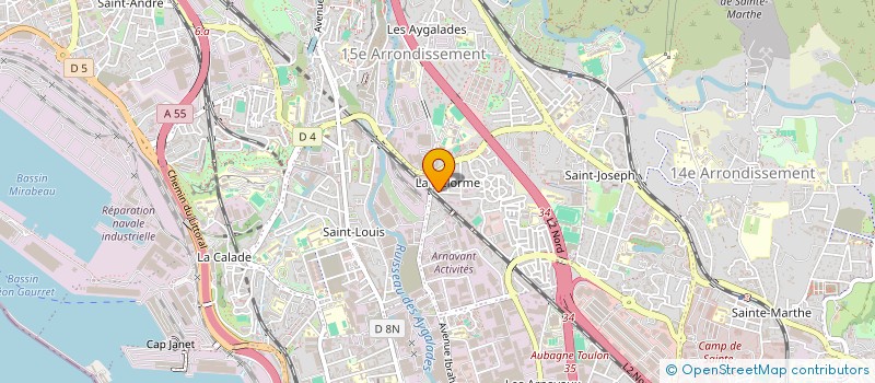 localisation de l'entreprise FEMMES FAMILLES ET LIENS SOCIAUX à MARSEILLE 15EME