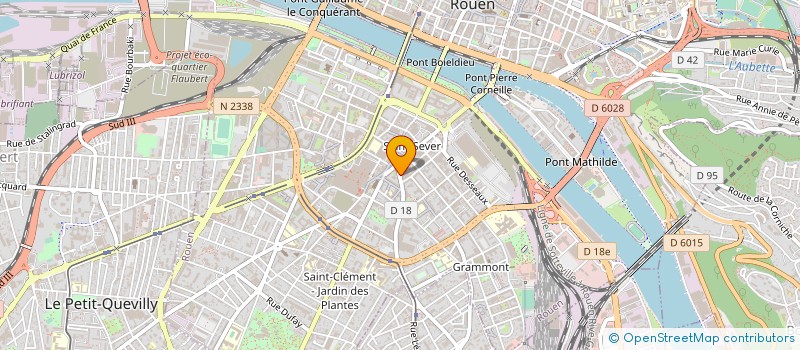 localisation de l'entreprise FEMMES INTER-ASSOCIATION NORMANDIE à ROUEN