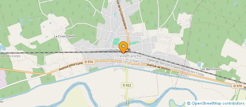 localisation de l'entreprise FEMMES LIBRES ET SOLIDAIRES (F L E S)  VILLEFRANCHE-SUR-CHER