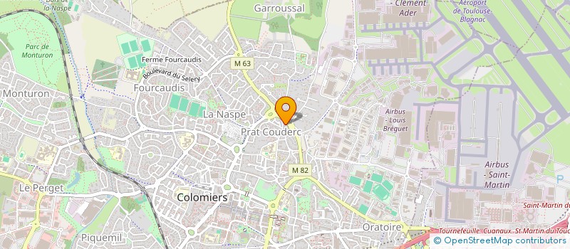 localisation de l'entreprise FEMMES PALMIERS POUR L ENTRAIDE ET LA SOLIDARITE à COLOMIERS