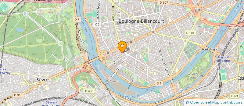 localisation de l'entreprise FEMMES RELAIS BOULOGNE à BOULOGNE-BILLANCOURT