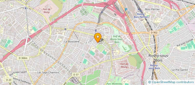 localisation de l'entreprise FEMMES SANS FRONTIERES à MONTREUIL