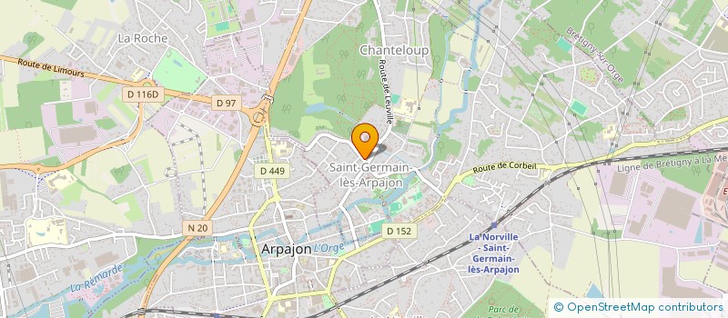 localisation de l'entreprise FEMMES SOLIDAIRES AU COEUR DE L'ESSONNE à SAINT-GERMAIN-LES-ARPAJON