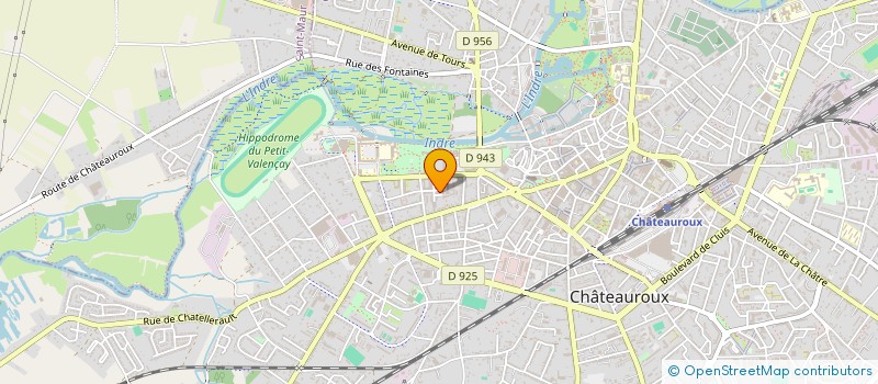 localisation de l'entreprise FEMMES SOLIDAIRES - COMITE DE CHATEAUROUX à CHATEAUROUX