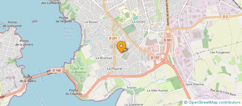 localisation de l'entreprise FEMMES SOLIDAIRES COMITE DE SAINT MALO  SAINT-MALO