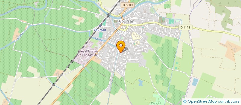 localisation de l'entreprise FEMMES SOLIDAIRES DE LA NARBONNAISE  COURSAN