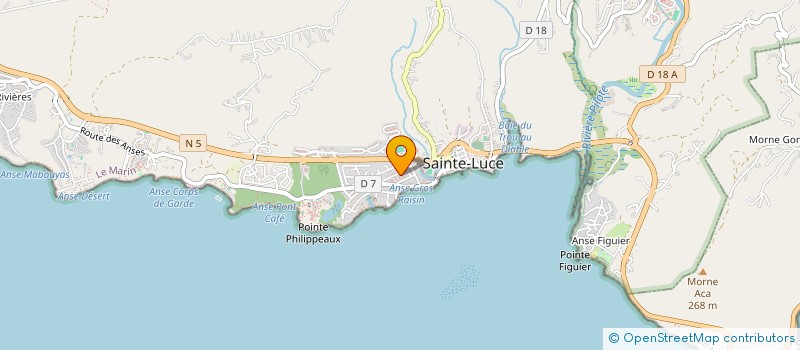 localisation de l'entreprise FEMMES SOLIDAIRES DE SAINTE-LUCE  SAINTE-LUCE