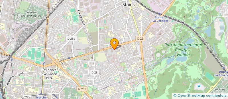 localisation de l'entreprise FEMMES SOLIDAIRES DE STAINS à STAINS