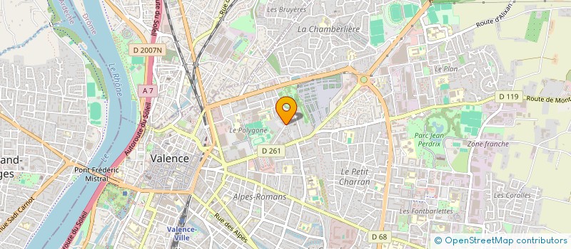 localisation de l'entreprise FEMMES SOLIDAIRES DE VALENCE à VALENCE