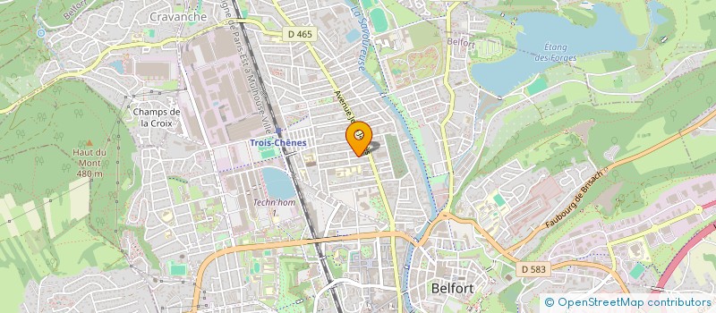 localisation de l'entreprise FEMMILI à BELFORT
