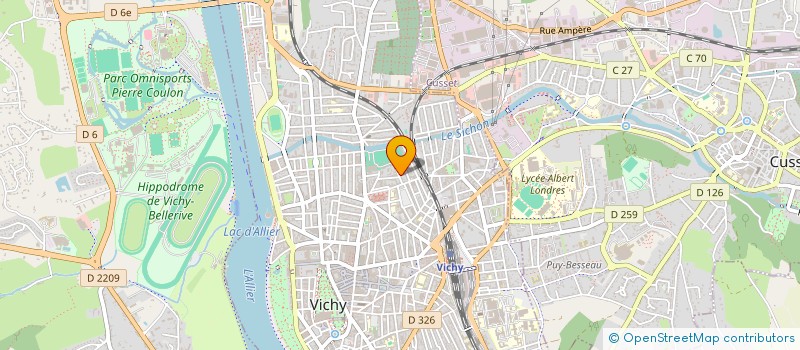 localisation de l'entreprise FEMMT à VICHY