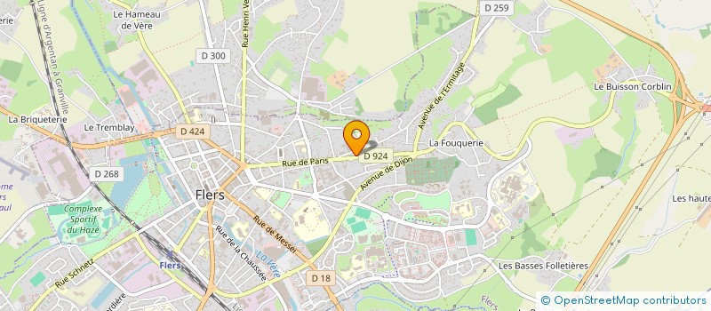 localisation de l'entreprise FEMNECT  FLERS