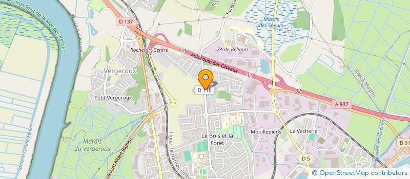 localisation de l'entreprise FEMO CASTING  ROCHEFORT