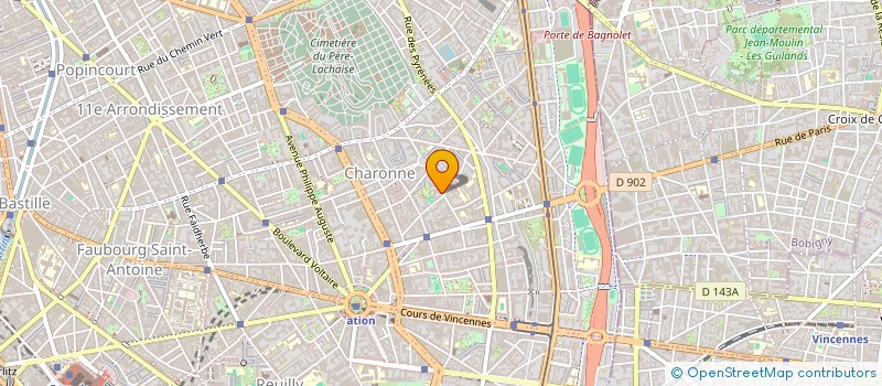 localisation de l'entreprise FEMPERIAL  PARIS