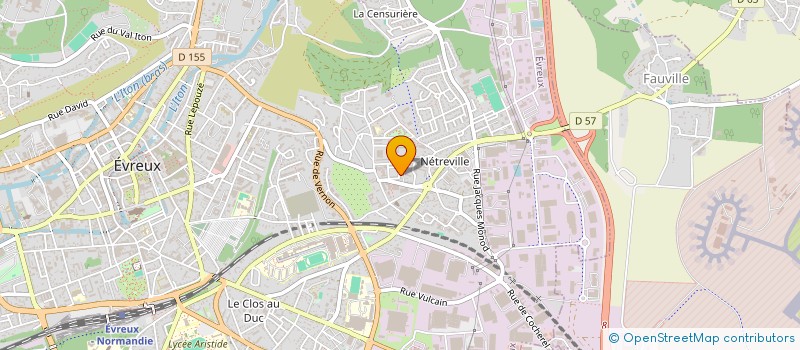 localisation de l'entreprise FEMSUND  EVREUX