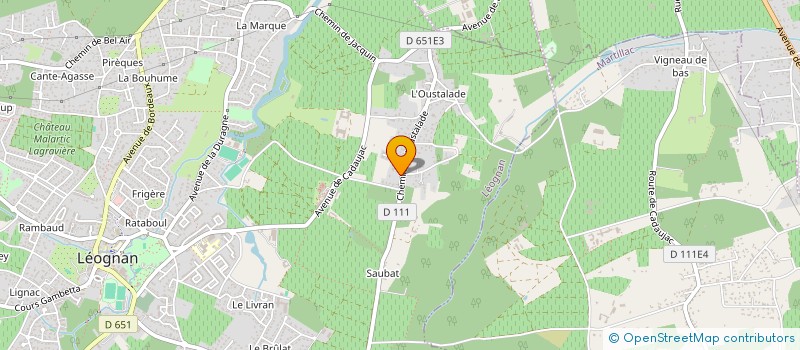 localisation de l'entreprise FEMTOR  LEOGNAN