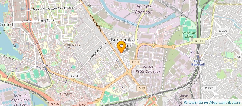 localisation de l'entreprise FEMUR à BONNEUIL-SUR-MARNE