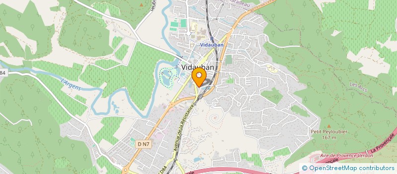 localisation de l'entreprise FEN  VIDAUBAN