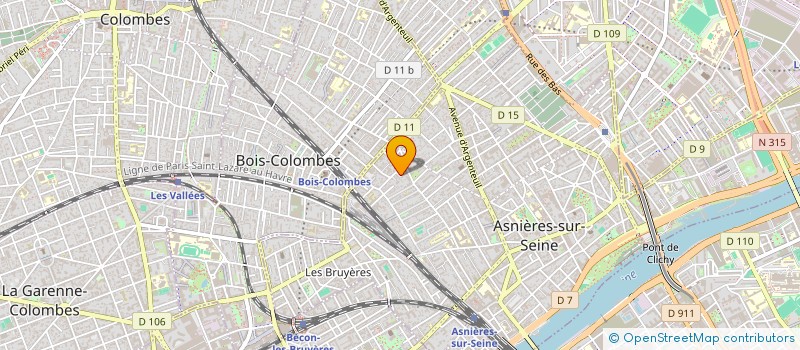 localisation de l'entreprise FENA à ASNIERES-SUR-SEINE