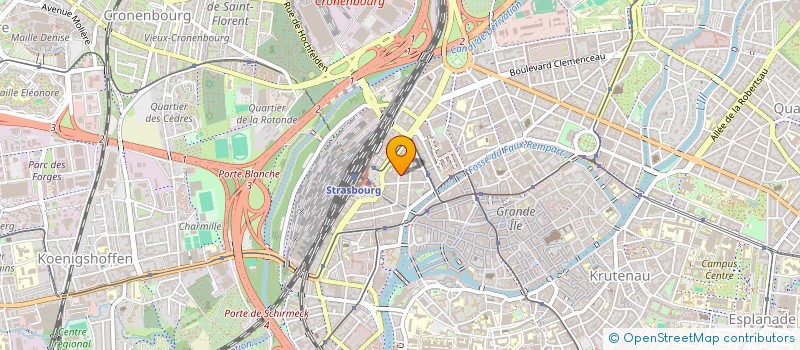 localisation de l'entreprise FENA  STRASBOURG