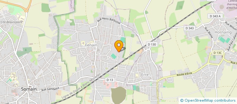 localisation de l'entreprise FENAIN ENSEMBLE  FENAIN