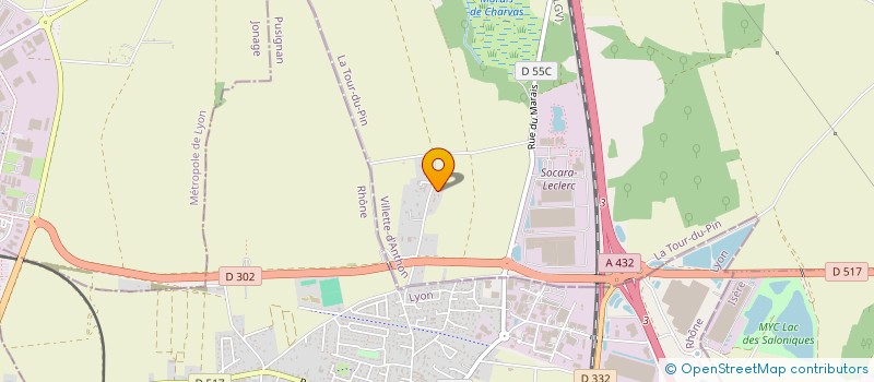 localisation de l'entreprise FENAMIL  VILLETTE-D'ANTHON