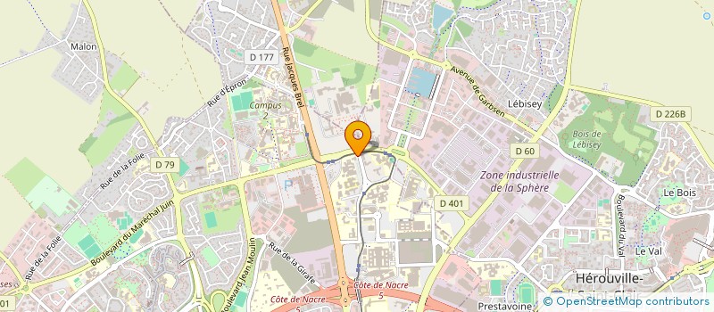 localisation de l'entreprise FENARA 14 ASS DE DEFENSE DES RETRAITES DE L'ARTISANAT DU CALVADOS à CAEN