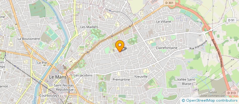 localisation de l'entreprise FENARAC PAYS DE LA LOIRE  LE MANS