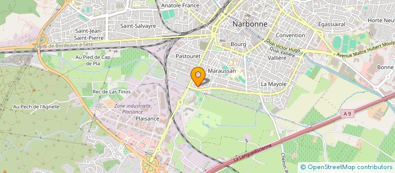 localisation de l'entreprise FENATEU HOLDING  NARBONNE