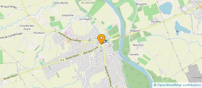 localisation de l'entreprise FENAYON-MERCIER  VERDUN-SUR-GARONNE