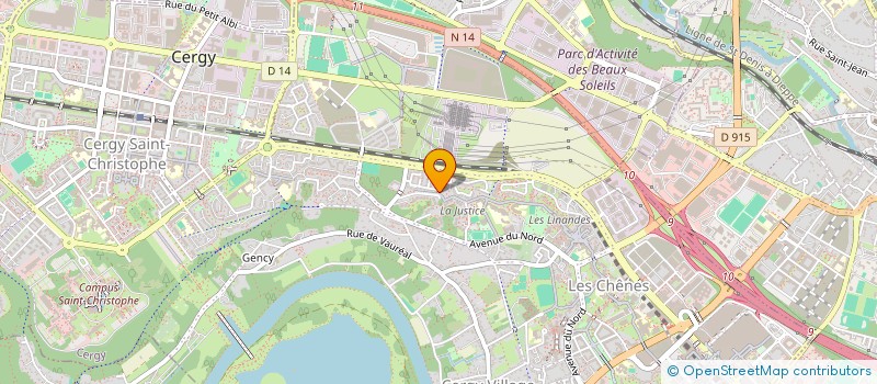 localisation de l'entreprise FENCI  CERGY