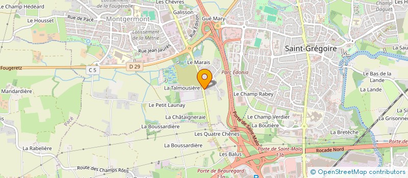 localisation de l'entreprise FENCING à LORIENT