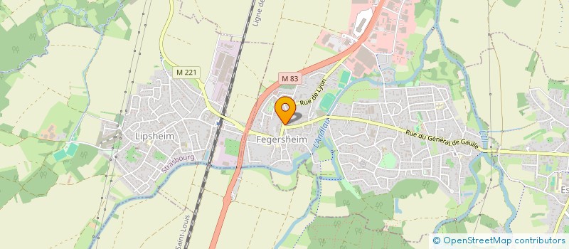 localisation de l'entreprise FEND'HAIR  FEGERSHEIM