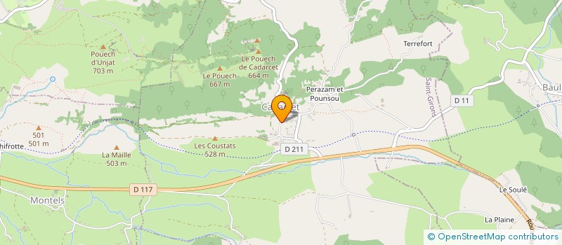 localisation de l'entreprise FENDAGE BOIS D'ARIEGE à CADARCET