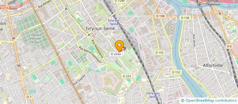 localisation de l'entreprise FENDER FRANCE à IVRY-SUR-SEINE