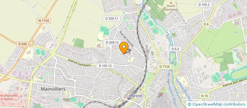 localisation de l'entreprise FENDERO GESTION à CHARTRES