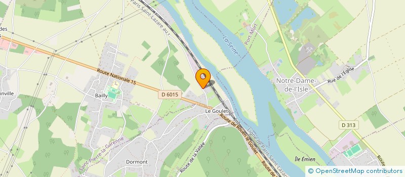 localisation de l'entreprise FENEC à SAINT-PIERRE-LA-GARENNE